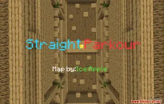 Straight Parkour Map (26.2, 1.20.1) for Minecraft
