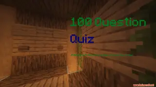 100 Question Quiz Map (26.2, 1.20.1) for Minecraft
