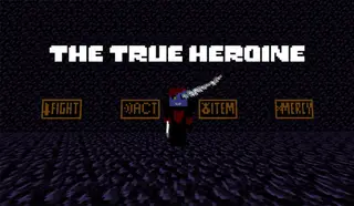 The True Heroine (Undertale) Map (26.2, 1.20.1) for Minecraft