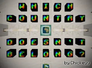 Which Country Doesn't Belong Map (26.2, 1.20.1) for Minecraft
