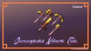 Overcomplicated Netherite Tools Resource Pack (1.21.1, 1.20.1) – Texture Pack