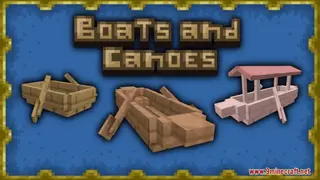 Boats and Canoes Resource Pack (1.21.1, 1.20.1) – Texture Pack