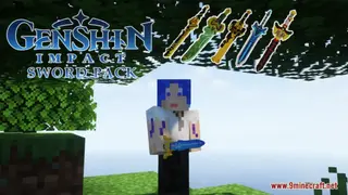 Genshin Impact Weapon Resource Pack (1.21.1, 1.20.1) – Texture Pack