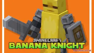 Banana Knight Resource Pack (1.21.1, 1.20.1) – Texture Pack