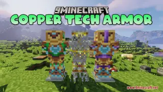 Copper Tech Armor Resource Pack (1.21.1, 1.20.1) – Texture Pack
