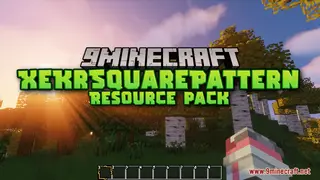 XeKrSquarePattern Resource Pack (1.21.1, 1.20.1) – Texture Pack