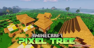 Pixel Tree Resource Pack (1.21.1, 1.20.1) – Texture Pack