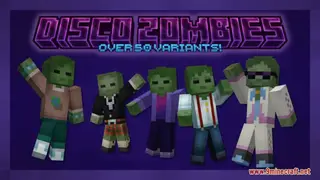 Disco Zombies Resource Pack (1.21.1, 1.20.1) – Texture Pack