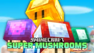 Super Mushrooms Resource Pack (1.21.1, 1.20.1) – Texture Pack