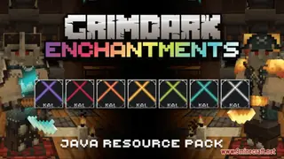 Grimdark Enchant Glint Resource Pack (1.21.1, 1.20.1) – Texture Pack