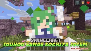 Touhou Sanae Kochiya Totem Resource Pack (1.21.1, 1.20.1) – Texture Pack