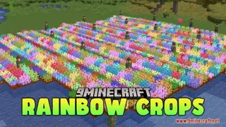 Rainbow Crops Resource Pack (1.21.1, 1.20.1) – Texture Pack