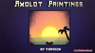 Axolotl Paintings Resource Pack (1.21.1, 1.20.1) – Texture Pack
