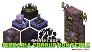 Terraria Corruption Sculk Resource Pack (1.21.1, 1.20.1) – Texture Pack