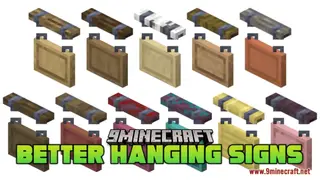 Better Hanging Signs Resource Pack (1.21.1, 1.20.1) – Texture Pack