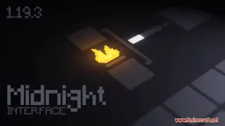 Midnight GUI/HUD Retexture Resource Pack (1.21.1, 1.20.1) – Texture Pack