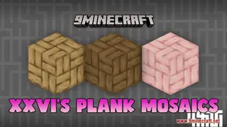 XXVI's Plank Mosaics Resource Pack (1.21.1, 1.20.1) – Texture Pack