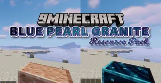 Blue Pearl Granite Resource Pack (1.21.1, 1.20.1) – Texture Pack