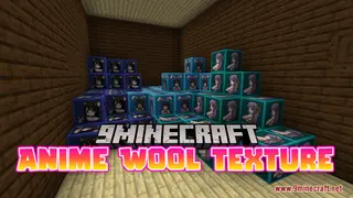 Anime Wool Texture Resource Pack (1.21.1, 1.20.1) – Texture Pack
