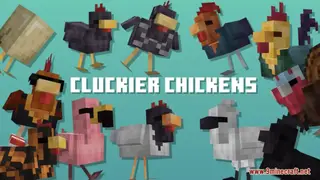 Cluckier Chickens Resource Pack (1.21.1, 1.20.1) – Texture Pack