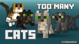 Too Many Cats Resource Pack (1.21.1, 1.20.1) – Texture Pack