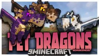 Pet Dragons Resource Pack (1.21.1, 1.20.1) – Texture Pack