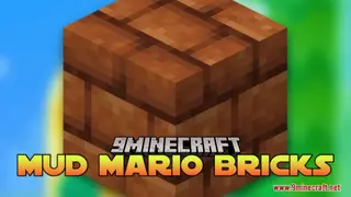Mud Mario Bricks Resource Pack (1.21.1, 1.20.1) – Texture Pack