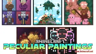 Peculiar Paintings Resource Pack (1.21.1, 1.20.1) – Texture Pack