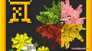 XeKr Colorful Flowers Leaves Resource Pack (1.21.1, 1.20.1) – Texture Pack