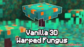 Vanilla 3D Warped Fungus Resource Pack (1.21.1, 1.20.1) – Texture Pack