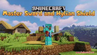 Master Sword And Hylian Shield Resource Pack (1.21.1, 1.20.1) – Texture Pack
