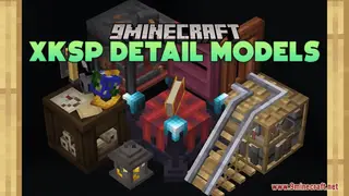 XKSP Detail Models Resource Pack (1.21.1, 1.20.1) – Texture Pack