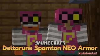 Deltarune Spamton NEO Armor Resource Pack (1.21.1, 1.20.1) – Texture Pack