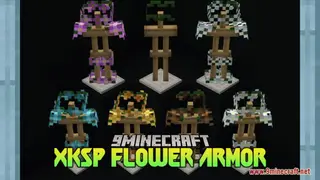 XKSP Flower Armor Resource Pack (1.21.1, 1.20.1) – Texture Pack