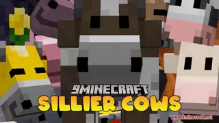 Sillier Cows Resource Pack (1.21.1, 1.20.1) – Texture Pack