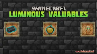 Luminous Valuables Resource Pack (1.21.1, 1.20.1) – Texture Pack