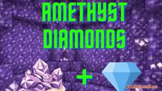 Amethyst Diamonds Resource Pack (1.21.1, 1.20.1) – Texture Pack