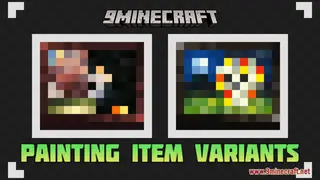 Painting Item Variants Resource Pack (1.21.1, 1.20.1) – Texture Pack