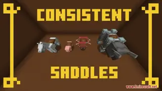 Consistent Saddles Resource Pack (1.21.1, 1.20.1) – Texture Pack