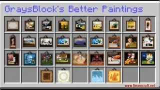 GraysBlock's Better Paintings Resource Pack (1.21.1, 1.20.1) – Texture Pack