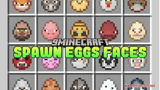 Spawn Eggs Faces Resource Pack (1.21.1, 1.20.1) – Texture Pack