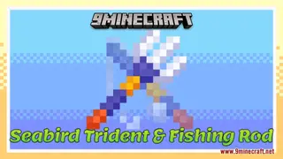 Seabird Trident & Fishing Rod Resource Pack (1.21.1, 1.20.1) – Texture Pack