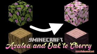 Azalea And Oak To Cherry Resource Pack (1.21.1, 1.20.1) – Texture Pack