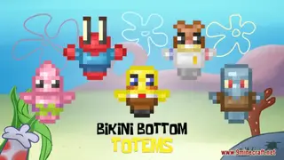 Bikini Bottom Totems Resource Pack (1.21.1, 1.20.1) – Texture Pack