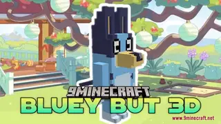 Bluey But 3D Resource Pack (1.21.1, 1.20.1) – Texture Pack