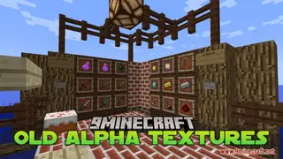 Old Alpha Textures Resource Pack (1.21.1, 1.20.1) – Texture Pack