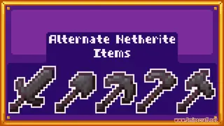 Alternate Netherite Items Resource Pack (1.21.1, 1.20.1) – Texture Pack
