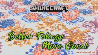 Better Foliage – More Coral Resource Pack (1.21.1, 1.20.1) – Texture Pack