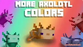 More Axolotl Colors Resource Pack (1.21.1, 1.20.1) – Texture Pack