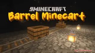 Barrel Minecart Resource Pack (1.21.1, 1.20.1) – Texture Pack